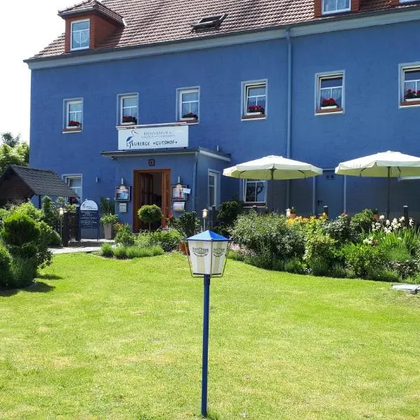 Logis L Auberge Gutshof, hotel a Großharthau