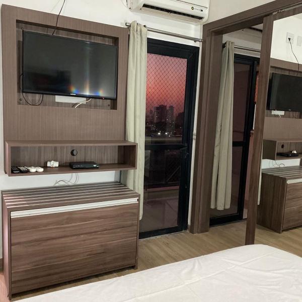 1810 - Flat para temporada em Goiania-proximo ao Parque Areião - Foto 5