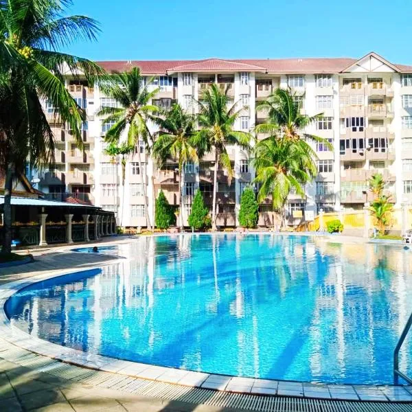 D'Mentari Apartment PD Seaview Purnama Beach, hotel en Kampong Tanah Merah