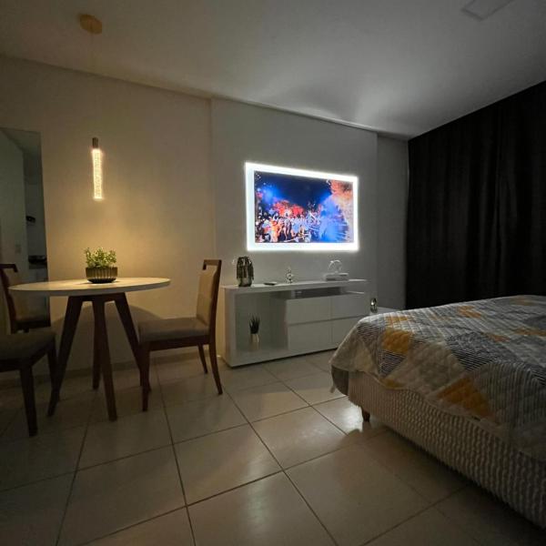 Suíte luxo com tela de cinema no América Towers Studio Residence - Foto 4