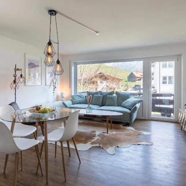 Design Apartment „Alpenglühen“ nahe Breitachklamm, hotel v destinaci Oberstdorf