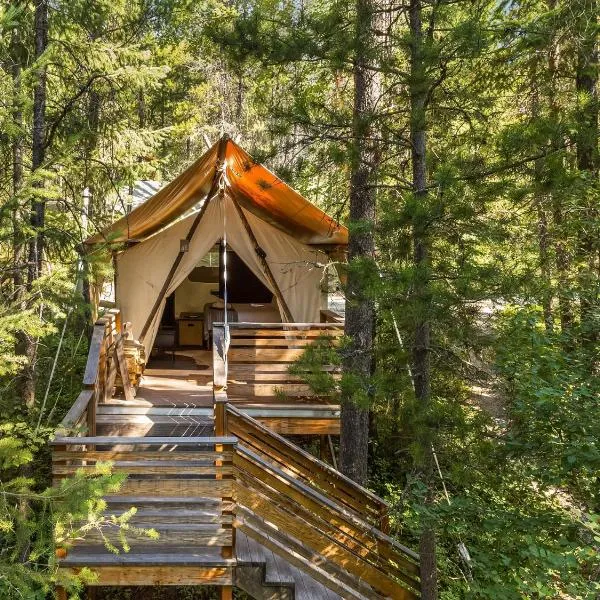 Under Canvas Glacier, hotel din Coram