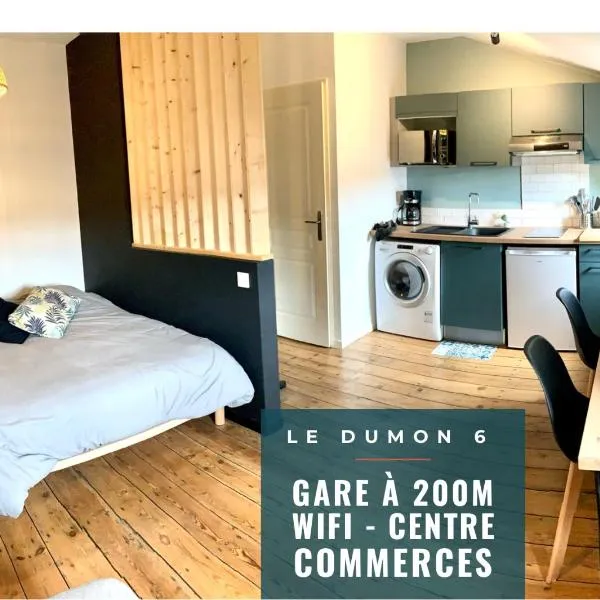LE DUMON 6 - Studio NEUF CALME - WiFi - GARE 200m, hôtel à Agen