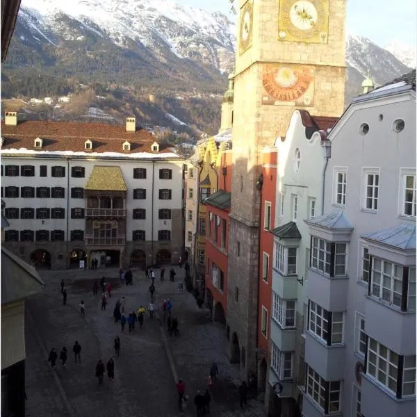 Blick aufs Goldene Dachl, Hotel in Innsbruck