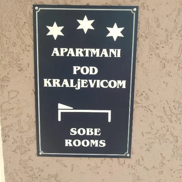 자예차르에 위치한 호텔 APARTMAN “POD KRALJEVICOM”