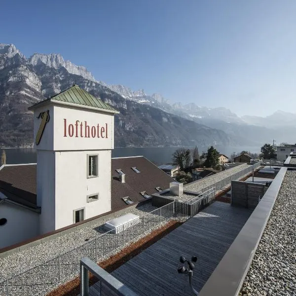 lofthotel Walensee, hotel v destinaci Murg
