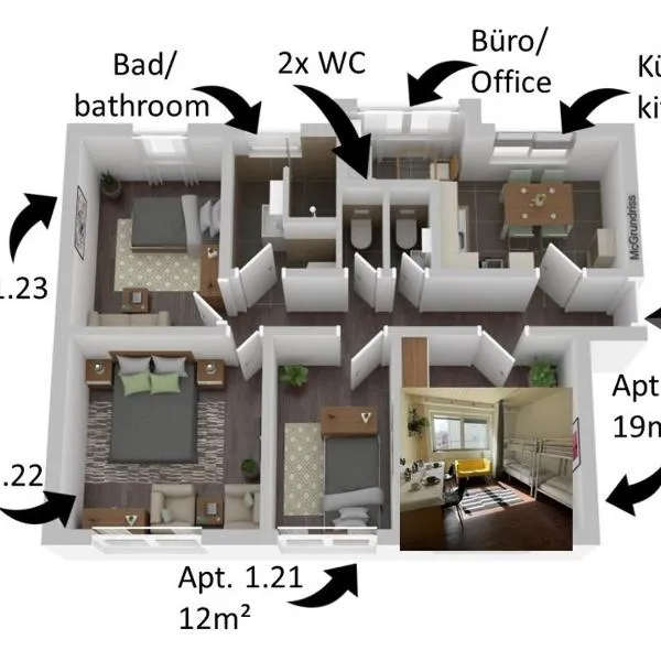 soulfactory budget, hotel v destinaci Neu-Ulm