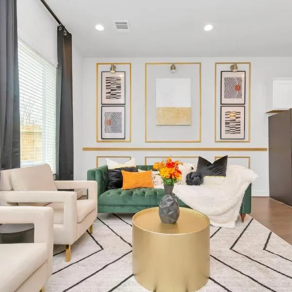 Emerald Palace - New, Modern 3BR Townhome close to downtown, NRG, Med Ctr, hotel v destinaci Houston