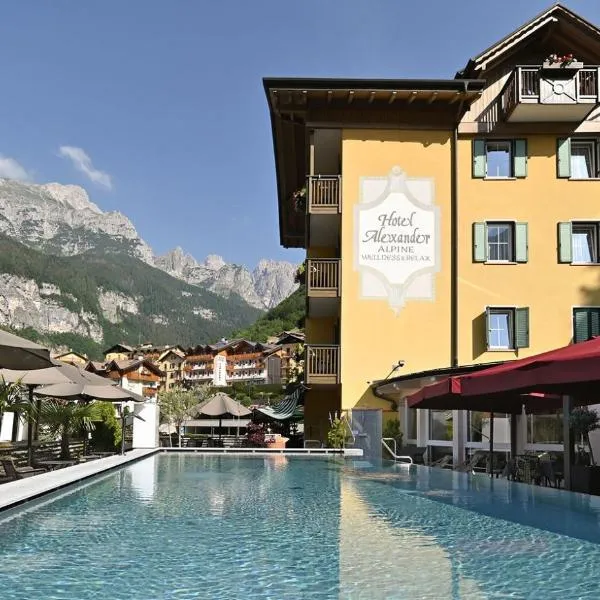 Alexander Hotel Alpine Wellness Dolomites, ξενοδοχείο σε Molveno