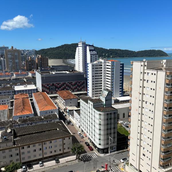 Piemax Praia Grande - 100m PRAIA do BOQUEIRÃO e CENTRO - Vista MAR - Varanda GOURMET com CHURRASQUEIRA privativa - AR CONDICIONADO em todos os ambientes - Wi-Fi 800 Mbps - HOME OFFICE- Vaga de Garagem - Acomoda até 6 pessoas - Foto 4