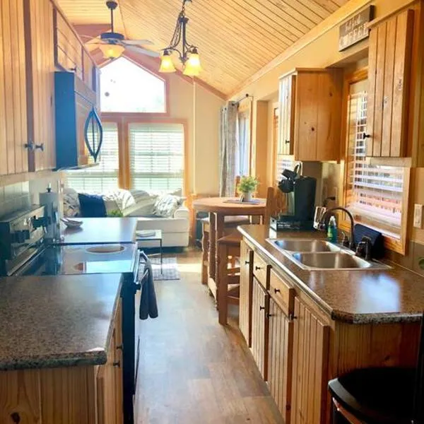 The Armadillo Cabin - Cabins At Rim Rock, hotel v destinaci Austin