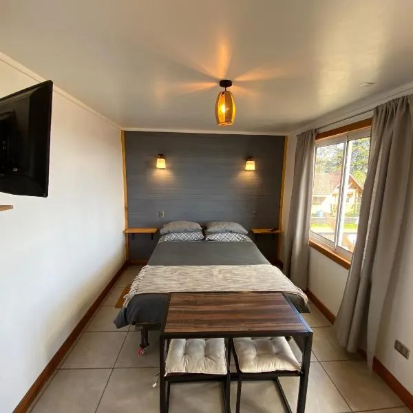Cabaña Estudio - BBQ Cocina Estacionamiento Wifi, hotel em Quintay