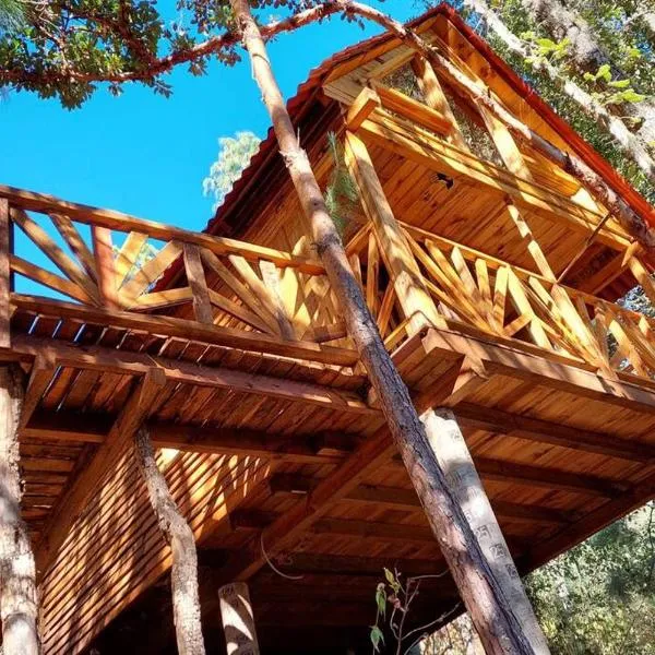 Cabaña en el Bosque de San José del Pacífico 4، فندق في San Mateo Río Hondo