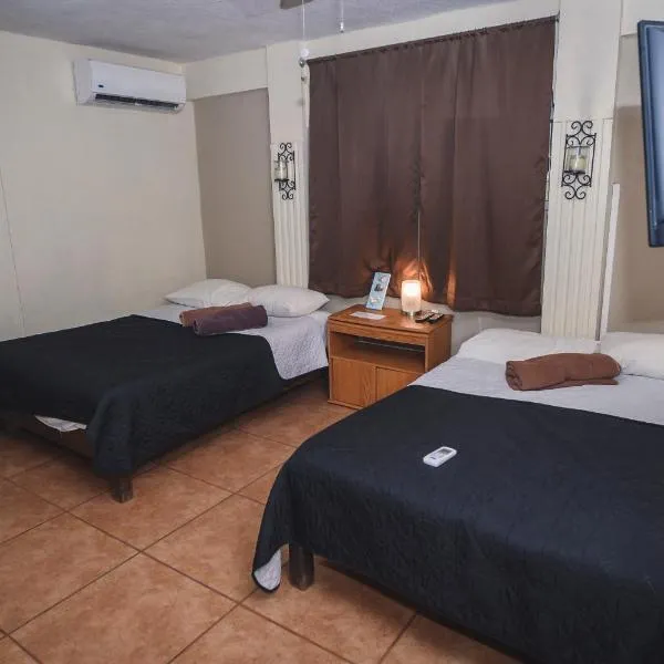 Departamento CENTRICO, Tv smart, minisplit nuevo, wifi 100 mb, cocina, lavadora, asador, parking, letra i、シウダー・バージェスのホテル