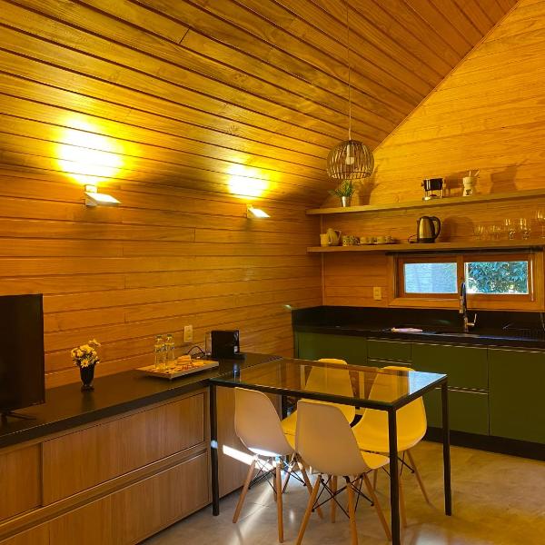 Cabana I com Banheira Hidro e Lareira - Chalet Mont Blanc - Urubici - Foto 4