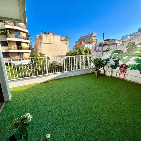 Linda cobertura ipanema quadra da praia c sauna e 2 suites