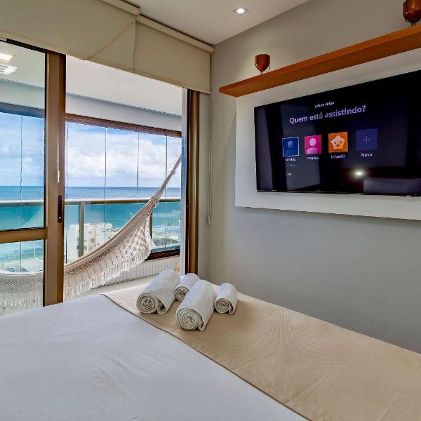 Vista Mar Barra Lindo Apartamento Wifi 300 Mbps