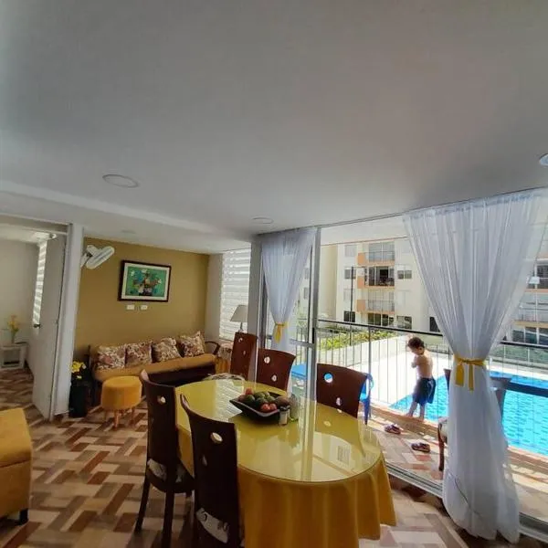 Apartamento en conjunto hacienda Peñaliza Limonar, hotel v destinaci Ricaurte