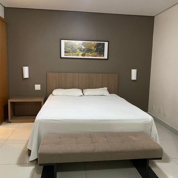 712 - FLAT para temporada em Goiania-proximo ao Parque Areião - Foto 2