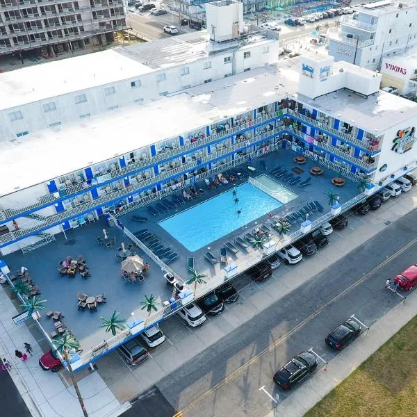 Olympic Island Beach Resort, hotel em Wildwood Crest