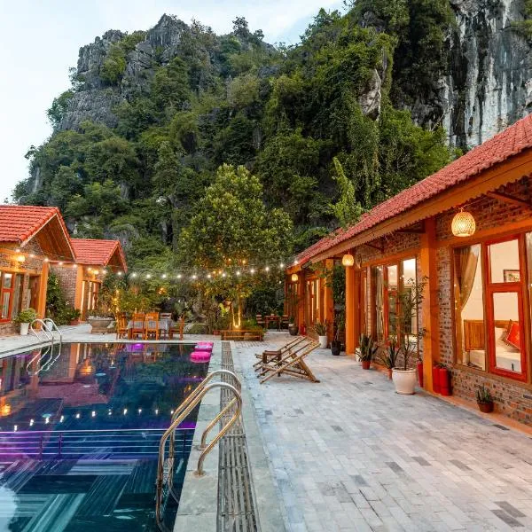 Dog Friendly Bed and breakfast $Ninh Binh - $Tam Coc mountain bungalow