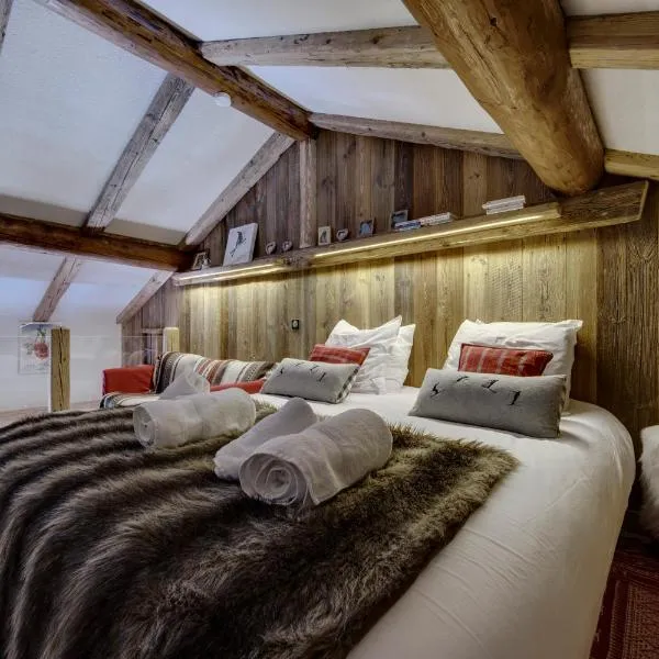 Appartement esprit chalet - splendide vue montagne à 180, hotel v destinácii Val dʼIsère