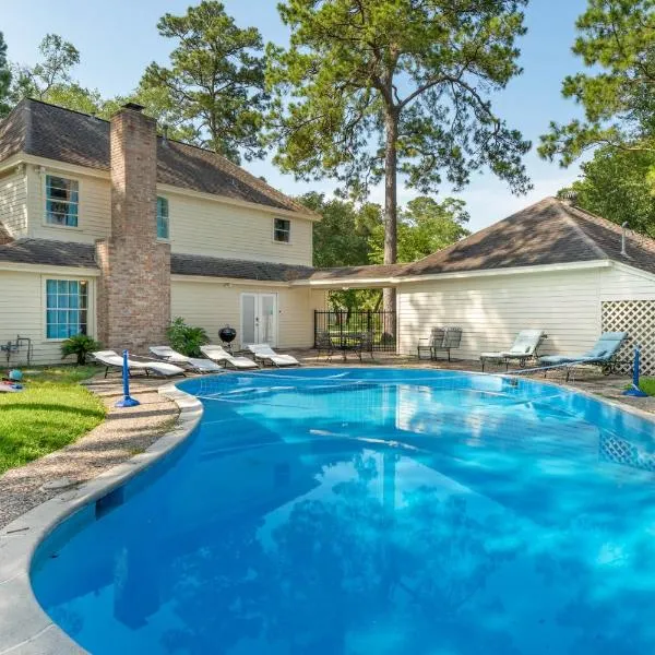Pool Oasis Games Wifi Bbq Yard Sleep 16, hotel v destinaci Houston