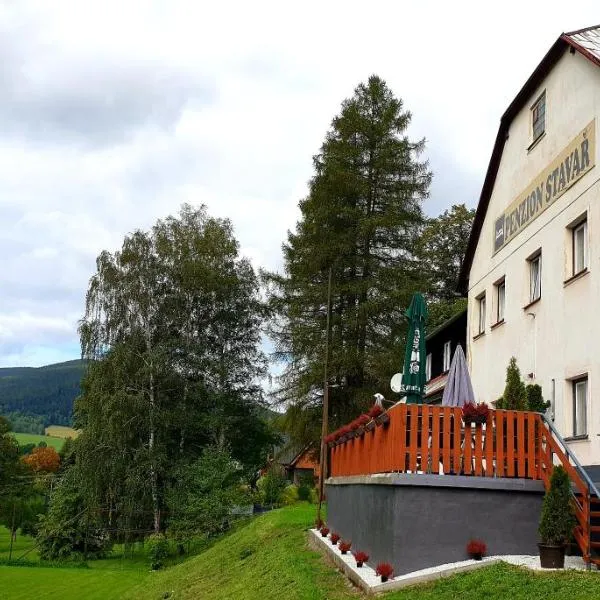 Penzion Stavař, hotel in Spálené