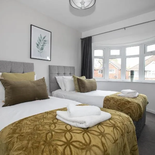 Ludlow Drive 3 bed Contractor family Town house in melton Mowbray, hotel in Melton Mowbray