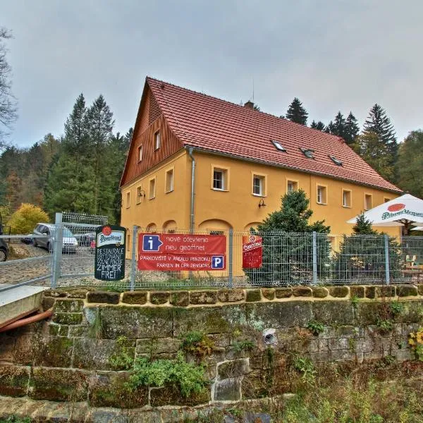 Penzion U Vyhlídky, hotel Chřibskában