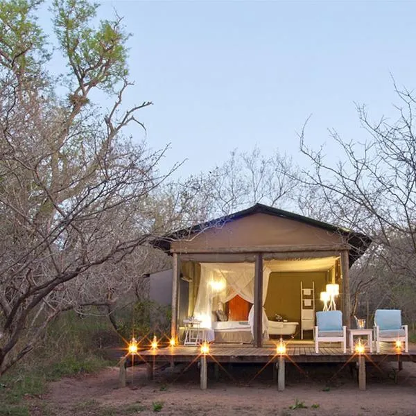 Ngama Tented Safari Lodge, hotel in Guernsey Nature Reserve