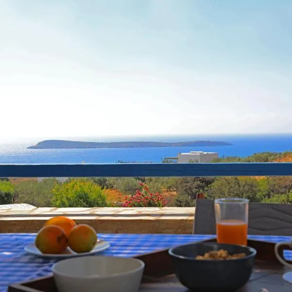 Villa Zoe with Seaview near Golden Beach, hotell sihtkohas Chrissi Akti