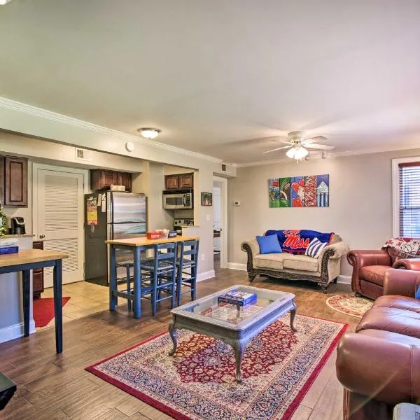 Sip Happens: Oxford Condo 1 Mi to Ole Miss + Grove, hotel v destinácii Oxford