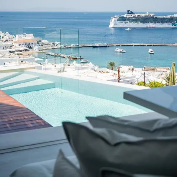Villa Nima - 2 Bedroom Villa with Private Pool & Sea View, Mykonos Town, hotel Kluvászban