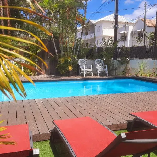 LUXURY MODERN apartment - Excellent location 50m from the beach, restaurants, bars, shops, hotel in Flic-en-Flac
