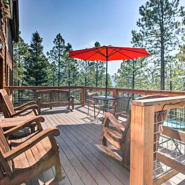 Hot Tub, Game Room: Spacious Angel Fire Retreat!, hotell i Angel Fire