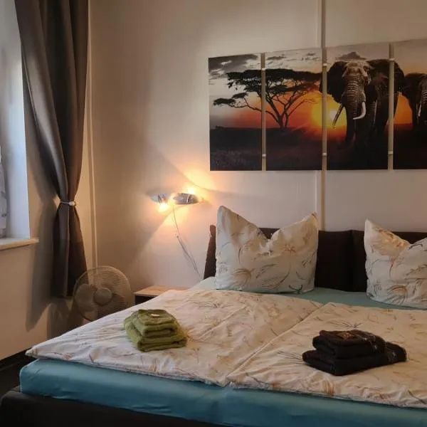 Gästeappartements "PureFitness" am Elberadweg in Tangermünde, hotel v destinaci Tangermünde