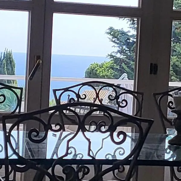 Villa avec piscine vue sur la mer, hotel v Cannes