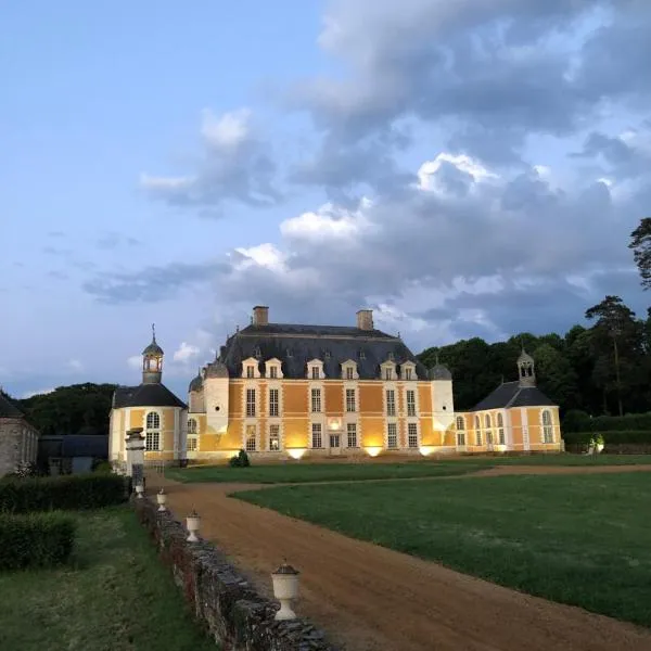 뱅 드 브레타뉴에 위치한 호텔 Château du Boschet chambre Pierre de Lescouet