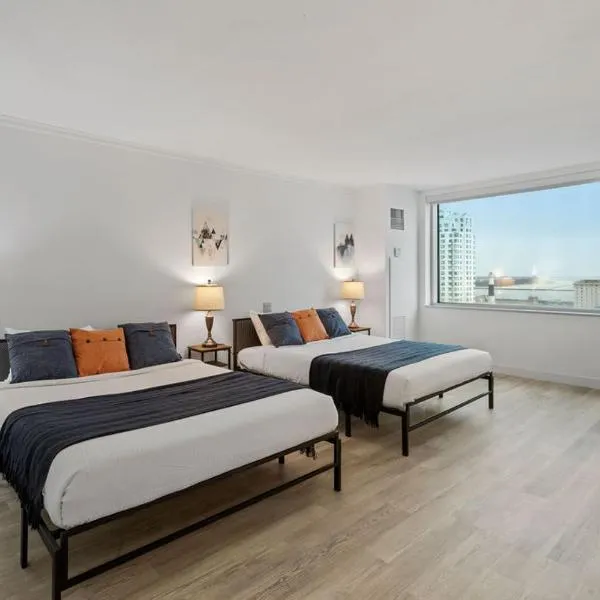 Beachfront 1BR 2BA Condo CozySuites at Showboat, hotel v destinaci Atlantic City