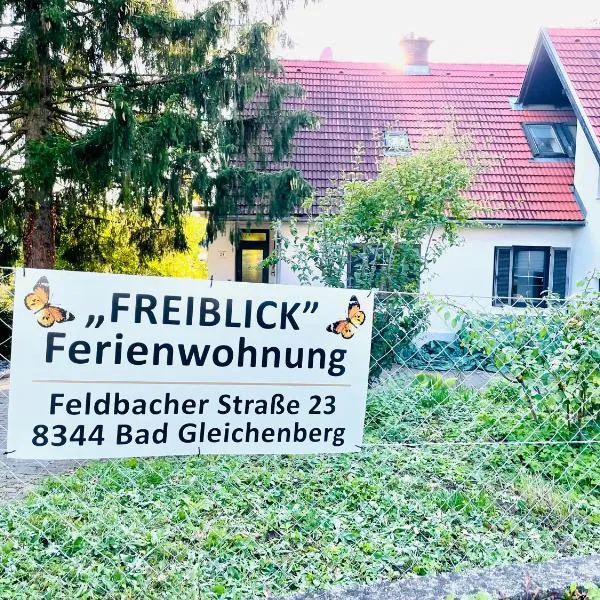 Freiblick 1 Bad Glbg mit Garten Top1: Bad Gleichenberg şehrinde bir otel