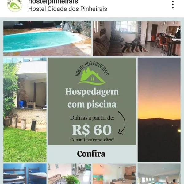 Hostel dos Pinheirais, hotel in Caieiras