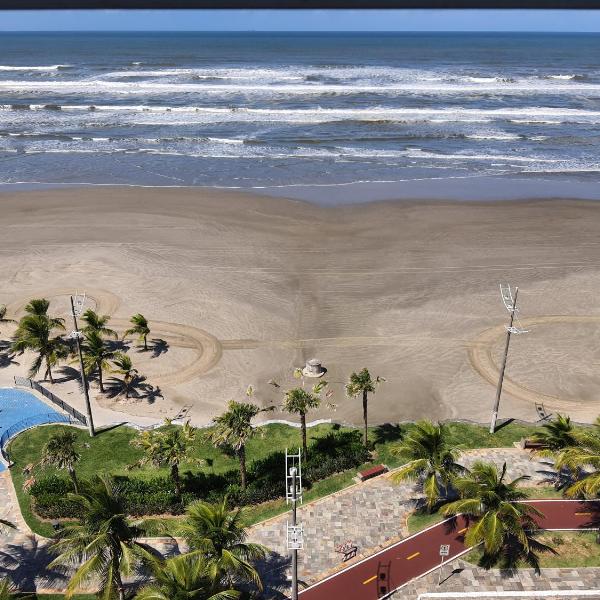 APARTAMENTO TOTALMENTE DE FRENTE AO MAR EM PRAIA GRANDE SP - Foto 5