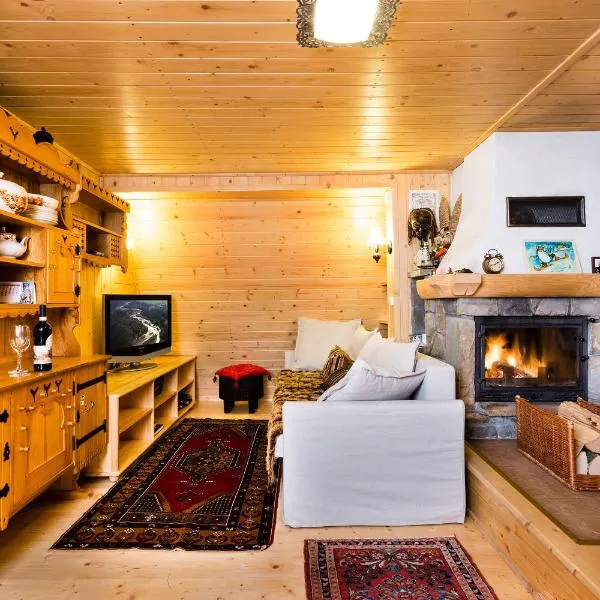 Domki Janosik - Góralski domek z kominkiem, na dużej ogrodzonej działce, przyjmujemy psy bezpłatnie, Łopuszna blisko Nowego Targu i Białki Tatrzańskiej na Podhalu, hotel v destinaci Łopuszna