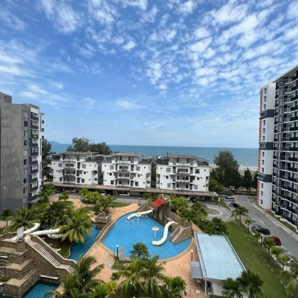 Swiss Garden Resort Residence Pool Sea view Beach Resort LUXURY apartment & FaMiLy SUITE，Kampong Chengal Lempong的飯店