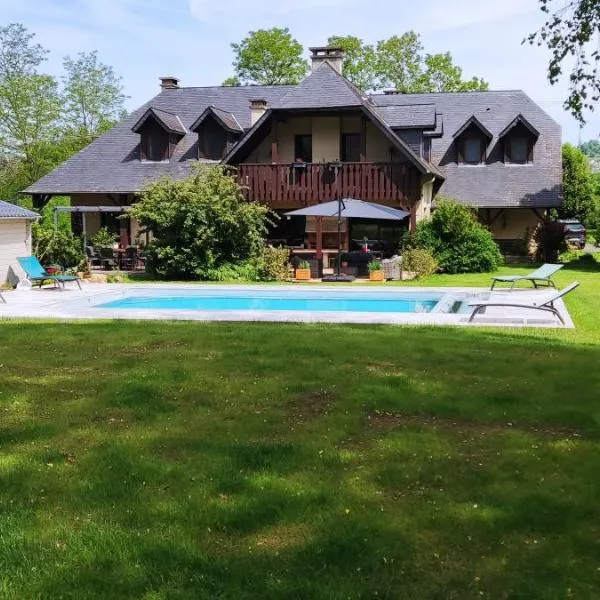 LES CHAMBRES DU GAVE D'OSSAU, hotel en Louvie Juzon