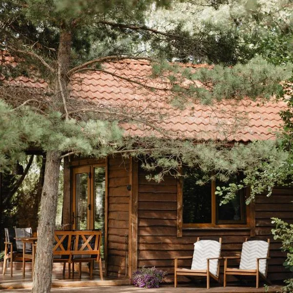 Beržų namelis - Birch cabin, hotel v destinaci Kučiūnai