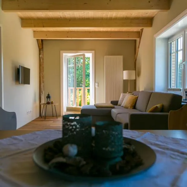 Ferienhof-Eiderdeich Wohnung Hertha, hotel v destinaci Delve