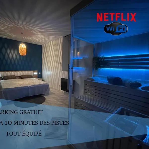 Sauna en bord de rivière, hotel v destinaci Morez