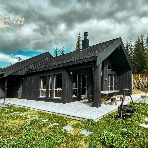 Modern unique cabin fantastic location Skeikampen, hotel v destinácii Mellbø